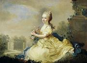 unknow artist Portrait of Maria Josepha Hermengilde, princess of Liechtenstein later Esterhazy Spain oil painting artist